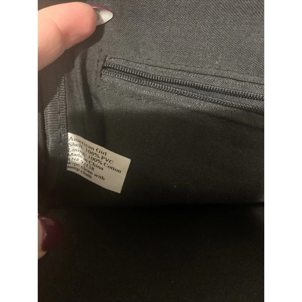 American girl backpack real size fancy vegan leather